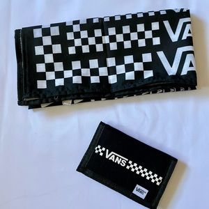 Vans otw bag wallet bandana set Supreme Burton RVCA Skateboard Surf Stussy